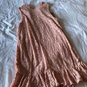Pink lace dress